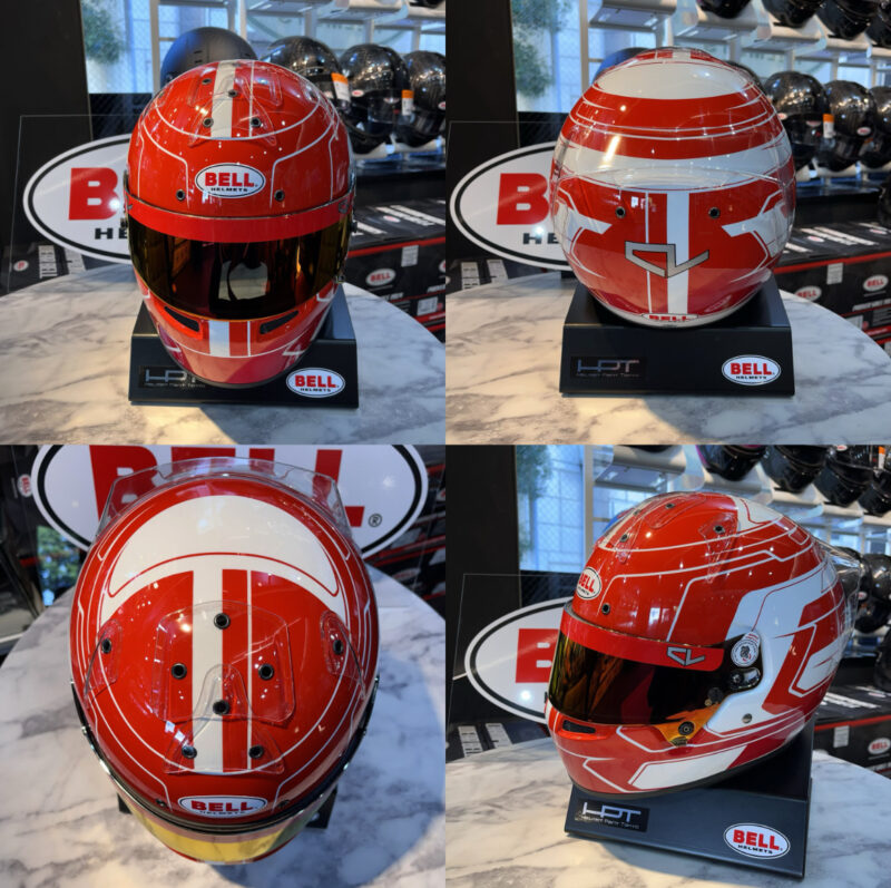 カート用 BELLヘルメット | ペイント “KC7-CMR CHARLES LECLERC
