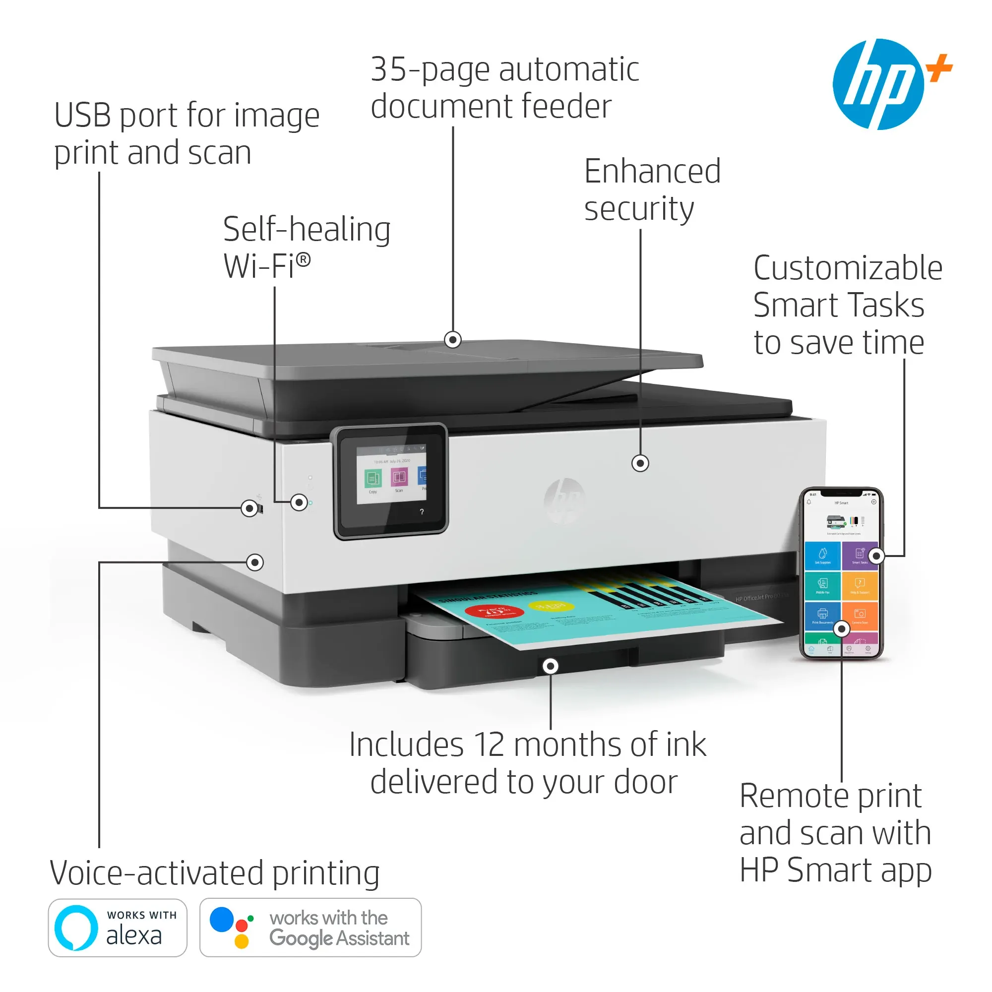 HP OfficeJet Pro 8035e All-in-One Printer - HP® Store