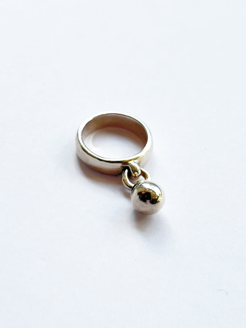 VINTAGE TIFFANY&CO.｜シルバーリング ボールダングル 925 #11号 – H+