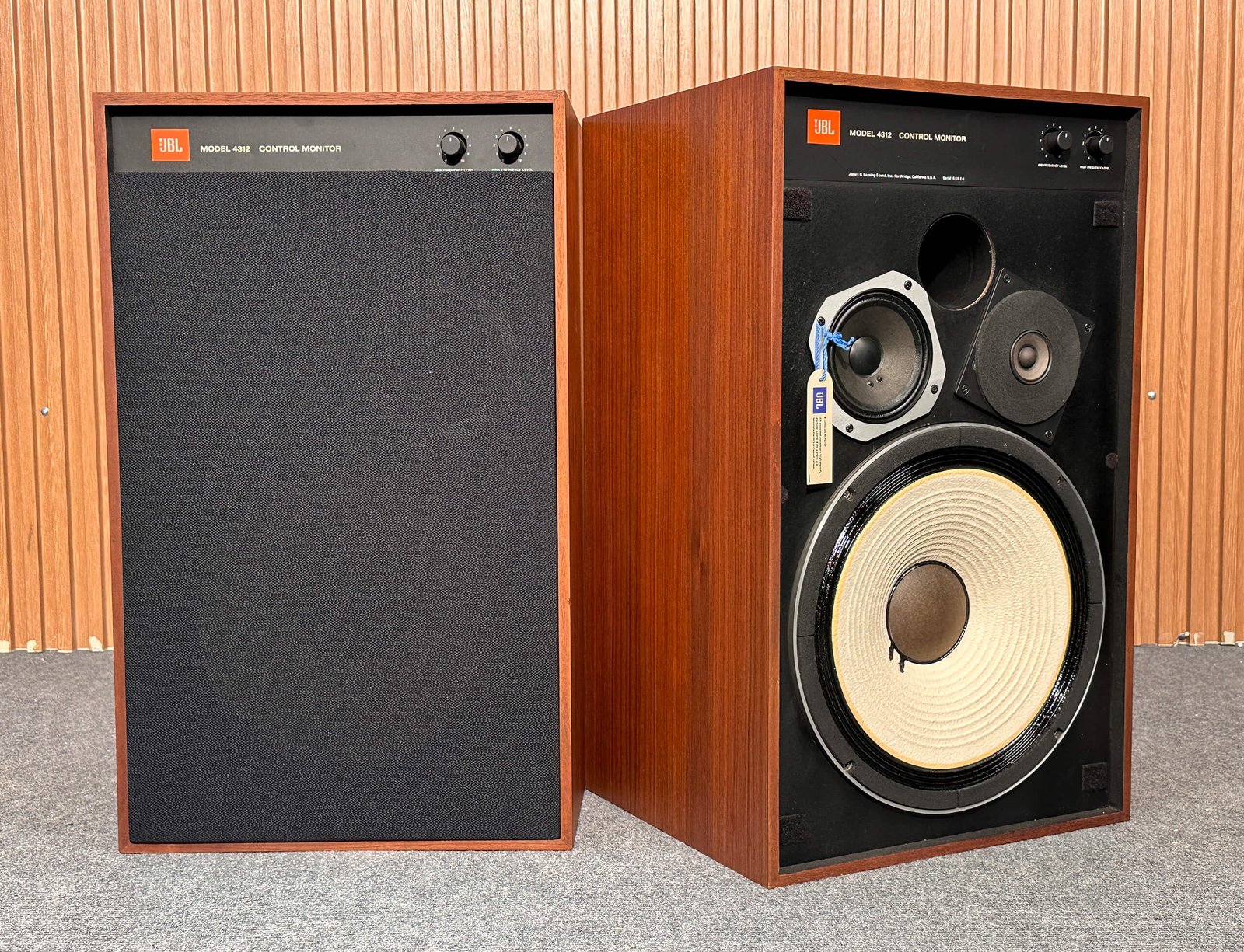 EXCELLENT JBL 4312 CONTROL MONITORS SPEAKERS – 1-YEAR WRT – STUDIO