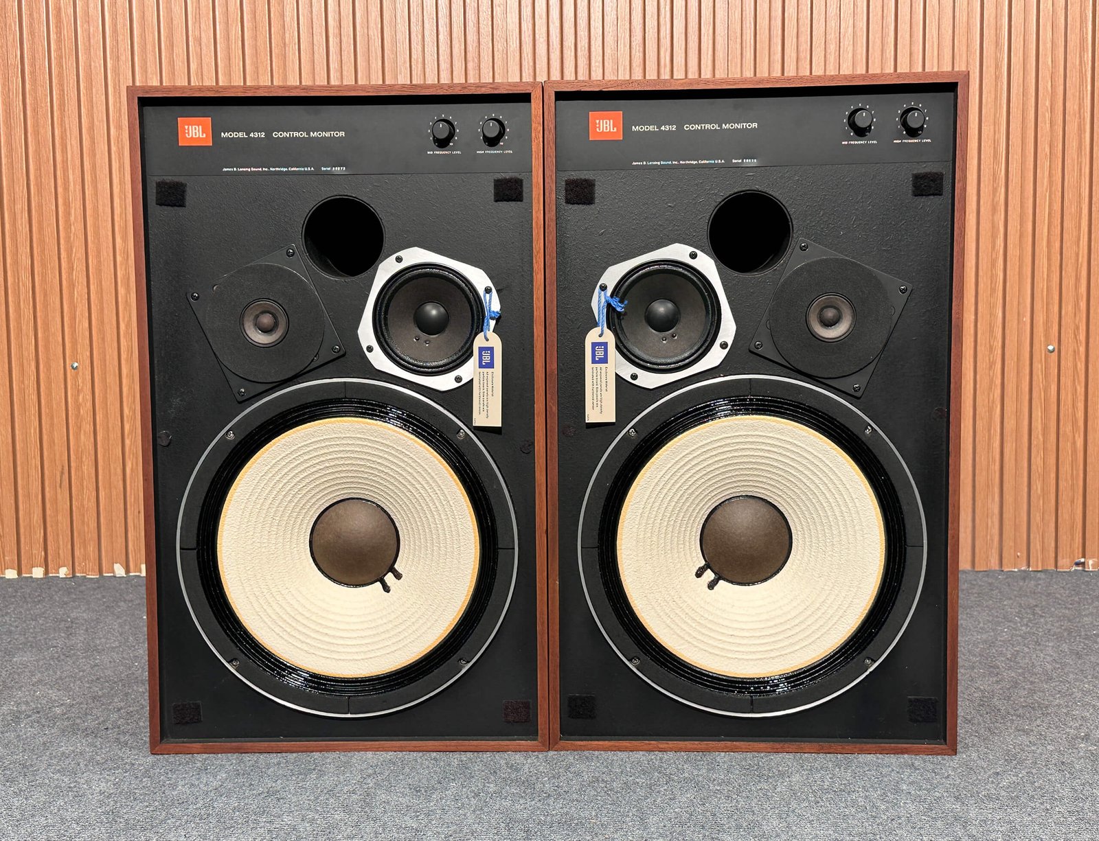 EXCELLENT JBL 4312 CONTROL MONITORS SPEAKERS – 1-YEAR WRT – STUDIO