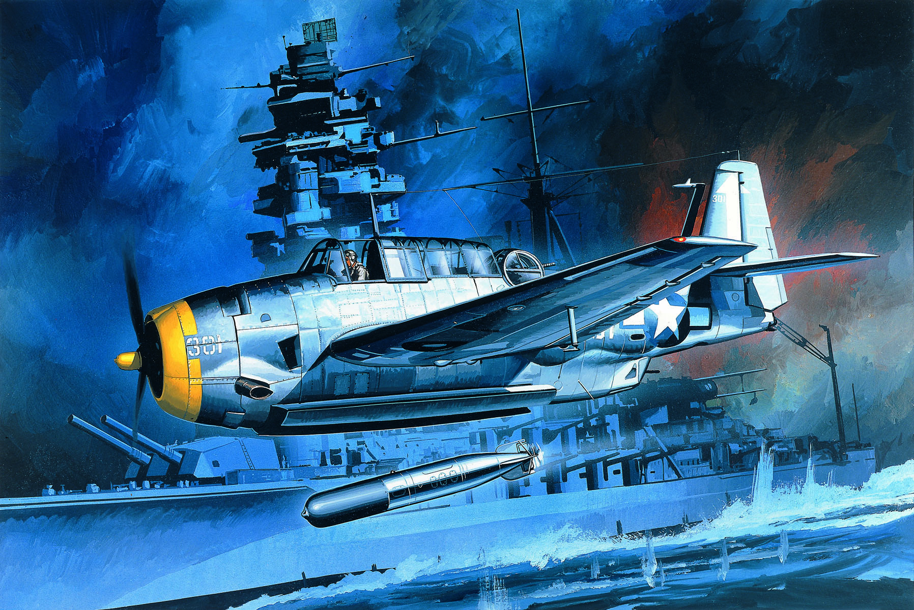 1/72 アメリカ海軍 雷撃攻撃機 TBF-1 “アヴェンジャー” | 鉄道模型