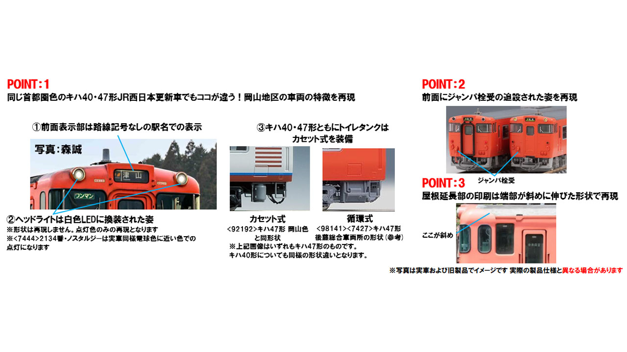 トミックス 98157 キハ47-0形 JR西日本更新車・首都圏色・岡山気動車