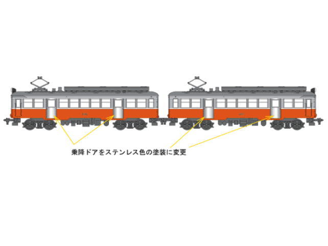 モデモ NT98 箱根登山鉄道モハ1形“ステンレスドア仕様” | 鉄道模型