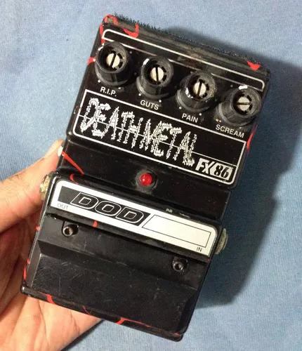 Dod Fx-86 Death Metal Distortion *usa* - Willaudio Preto