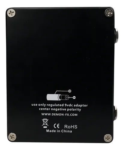 Pedal Overdrive Demon Fx The Dualgun Guitarra Elétrica Analógico