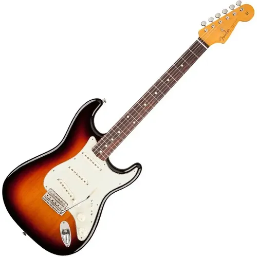 Guitarra Fender Stratocaster 60s Lacquer Sunburst Mexicana Destro