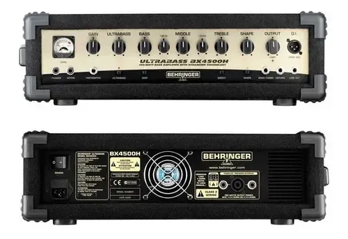 Amplificador de baixo elétrico Behringer BX4500h 450w Ultrabass