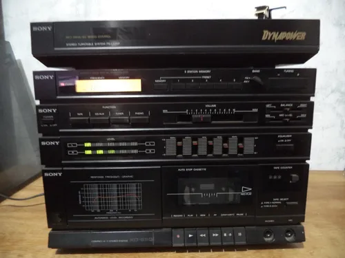 Sony System Xo-650 Toca Discos Dynapower Leia Descrição Preto 127