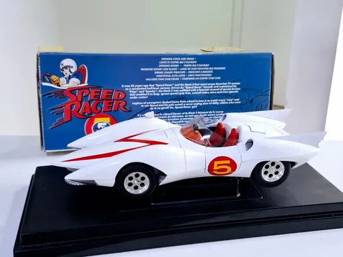 Miniatura Mach 5 Speed Racer 1:18 Joy Rider Branco | Parcelamento