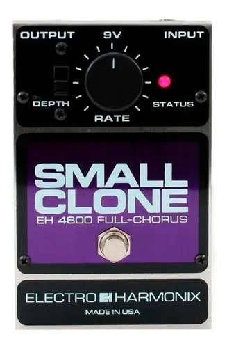 Pedal Chorus Electro-Harmonix Small Clone Análogo para Guitarra 9V
