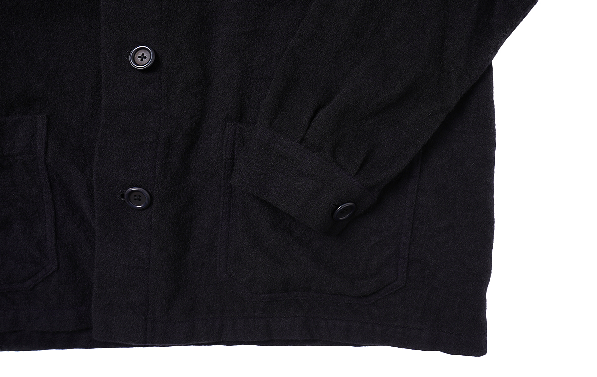 Geoffrey B.Small 4 pocket French work shirt with a gathered