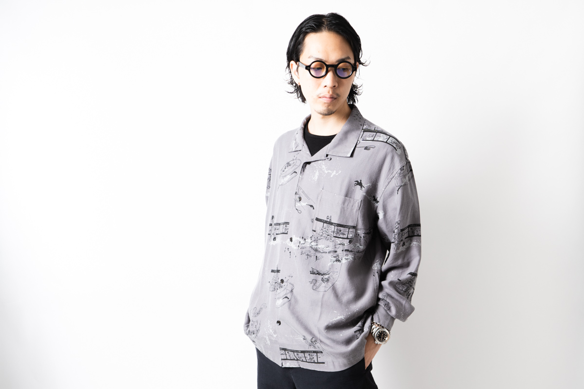 ポータークラシックのアロハロングシャツ | HUES 福岡セレクトショップ