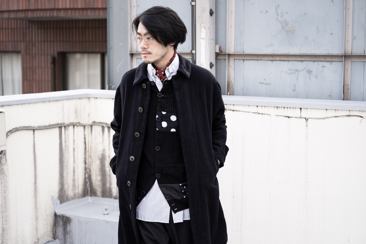 ジェフリー B.スモール 別注 Piacenzaフィッシャーマンズ コート