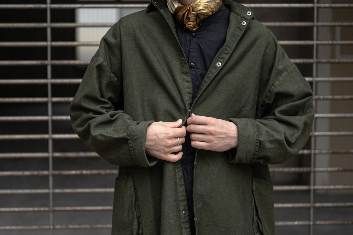 ポータークラシックのコットンモールスキン シャツジャケット | HUES