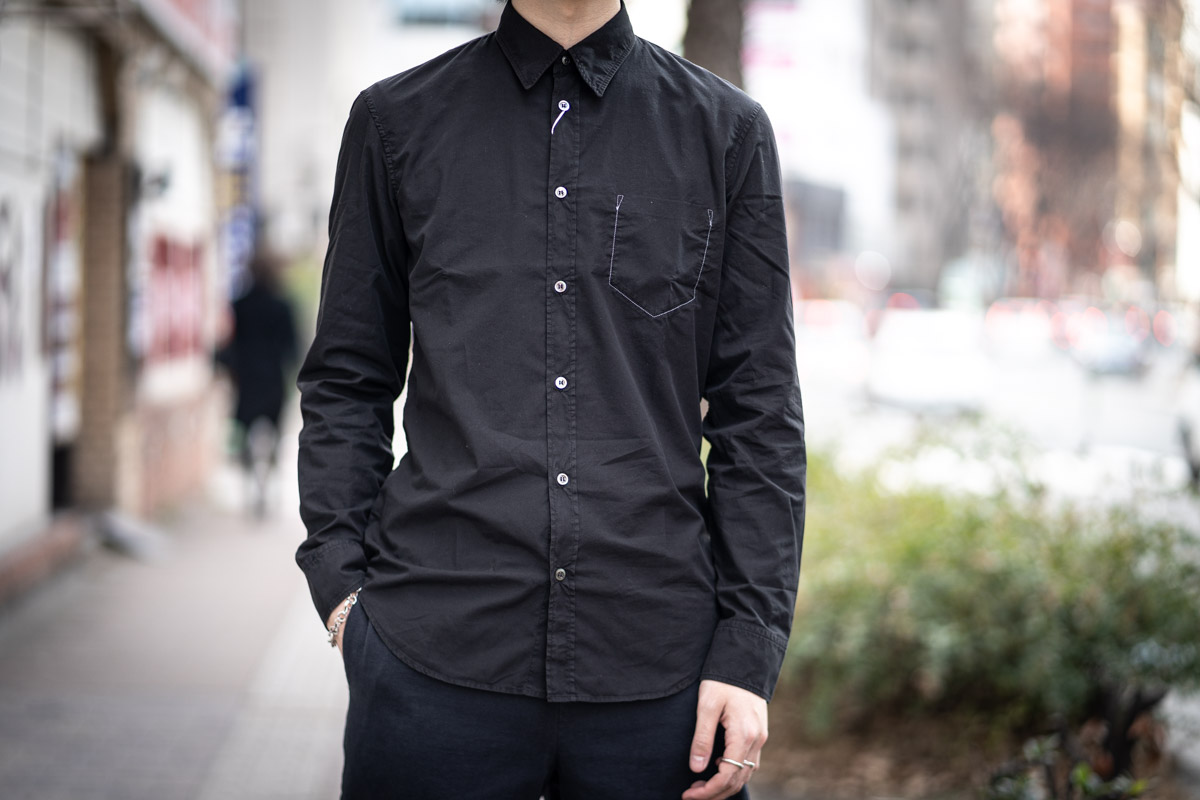 メゾンマルジェラのアウトサイドインポケット シャツ | HUES 福岡