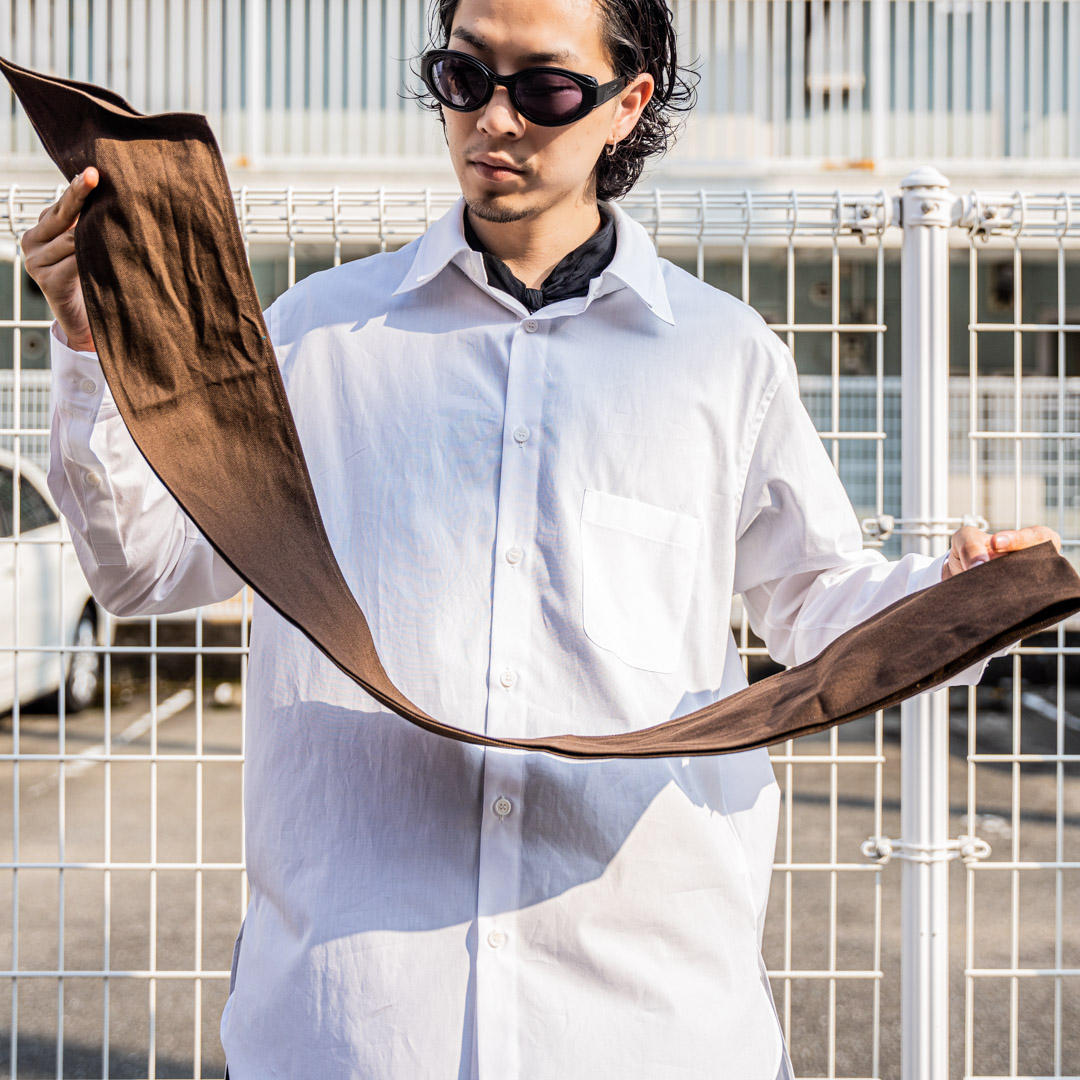 ヨウジヤマモト2022AW 二重襟ストール付きシャツ | HUES 福岡セレクト