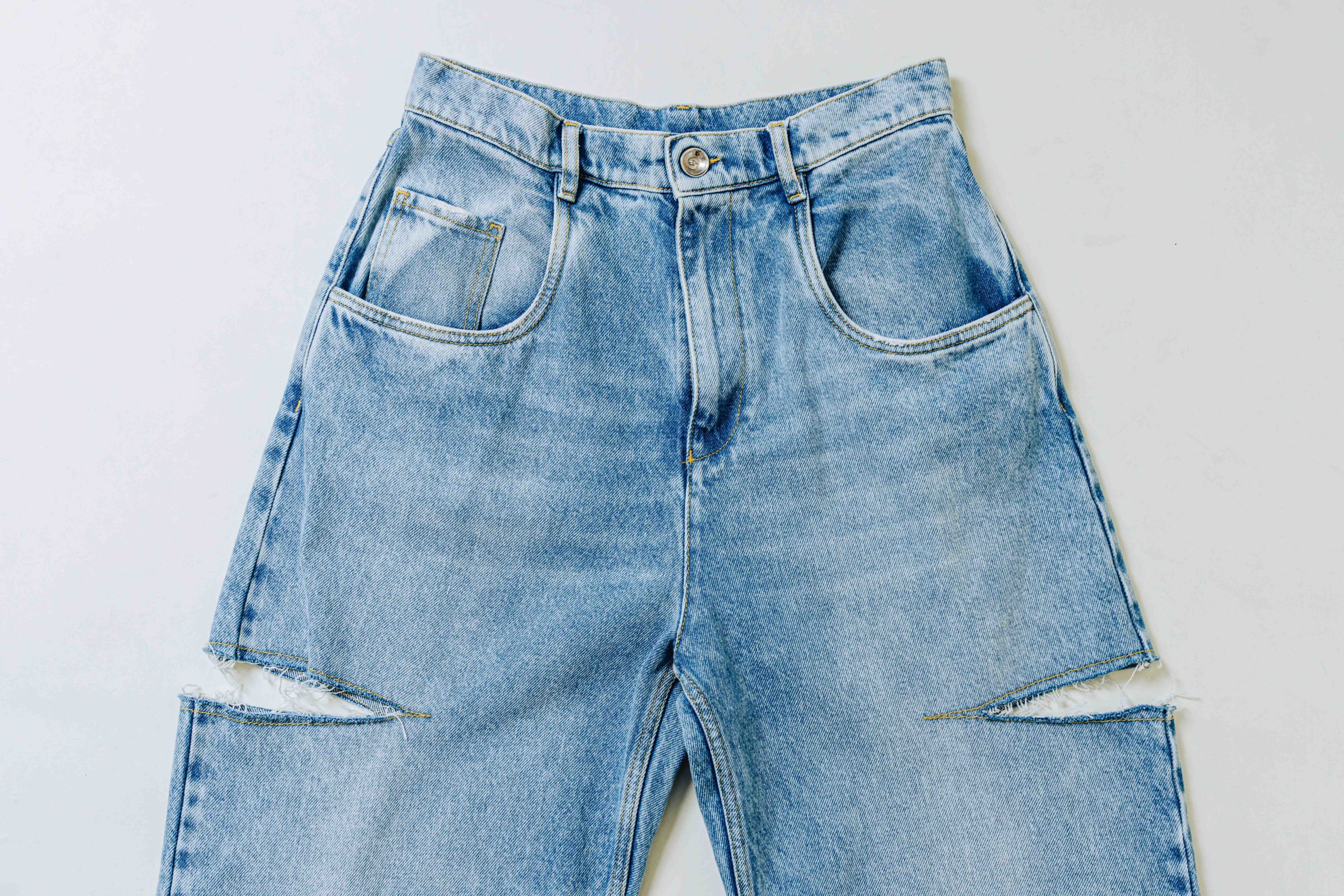 メゾンマルジェラの5ポケット カットアウト デニムパンツ | HUES 福岡