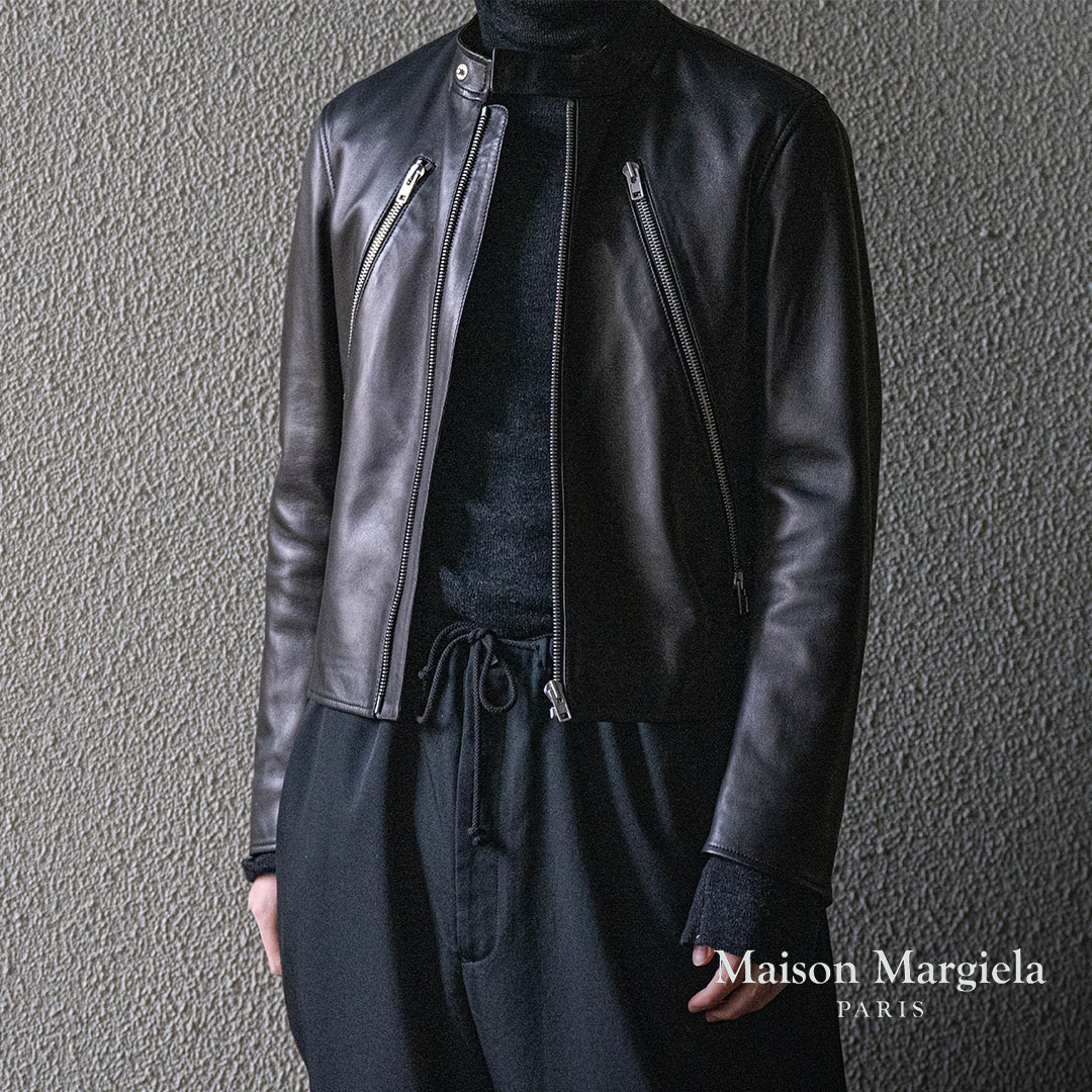 メゾンマルジェラの5ジップライダース | HUES 福岡セレクトショップ
