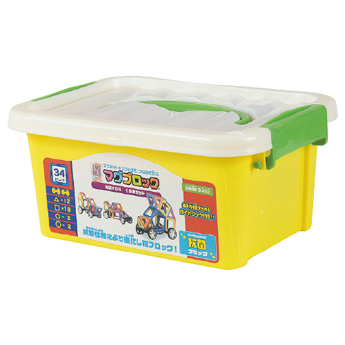 TKクリエイト】抗菌マグブロック くるまセット｜小規模保育施設向けの