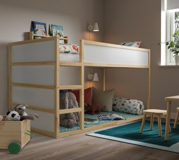 イケアのロフトベッドで、子ども部屋を秘密基地に！ 狭い空間を賢く