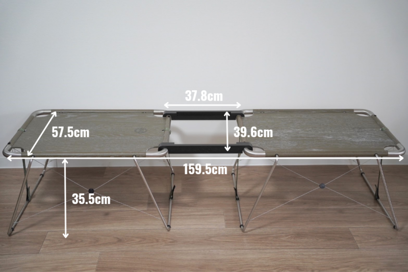 台湾発！hxo design モジュラーテーブル】サイズ感やフラットバーナー