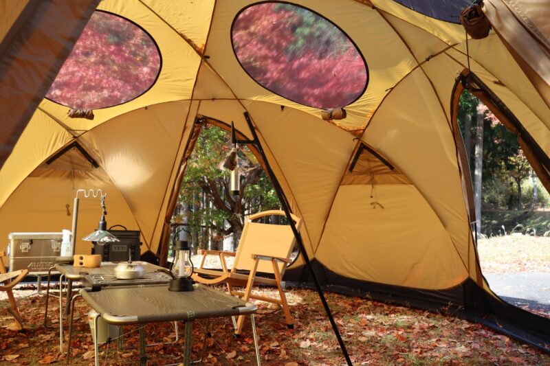 ground cover(グランドカバー)の超大型ドームテント】ACORN HOUSE 4.75