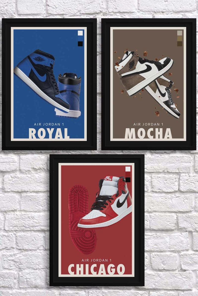 Jordan 1 Sneaker Digital Poster Pack – Hype Current