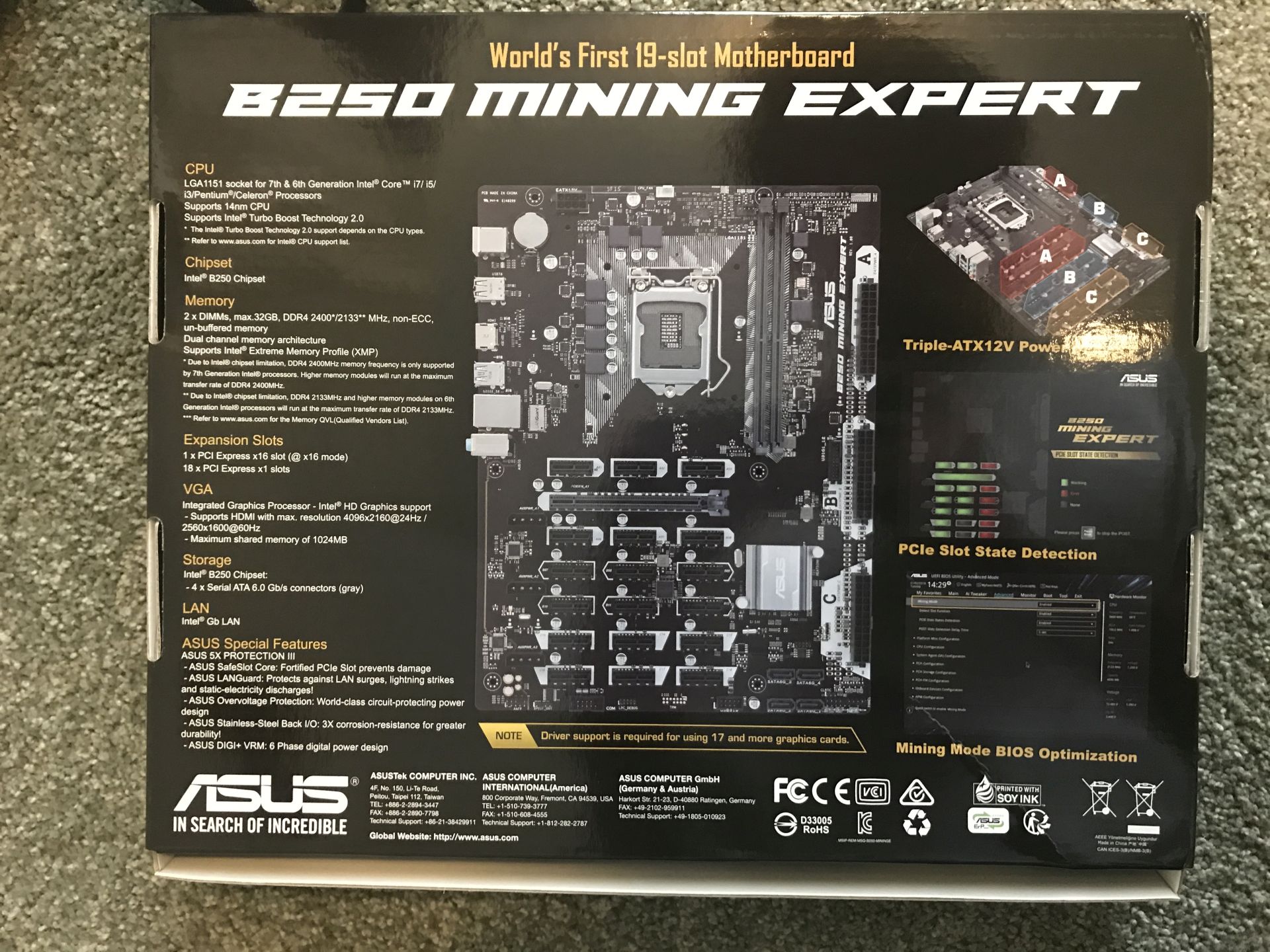 ASUS B250 MINING EXPERT買った | hyperbanana.net