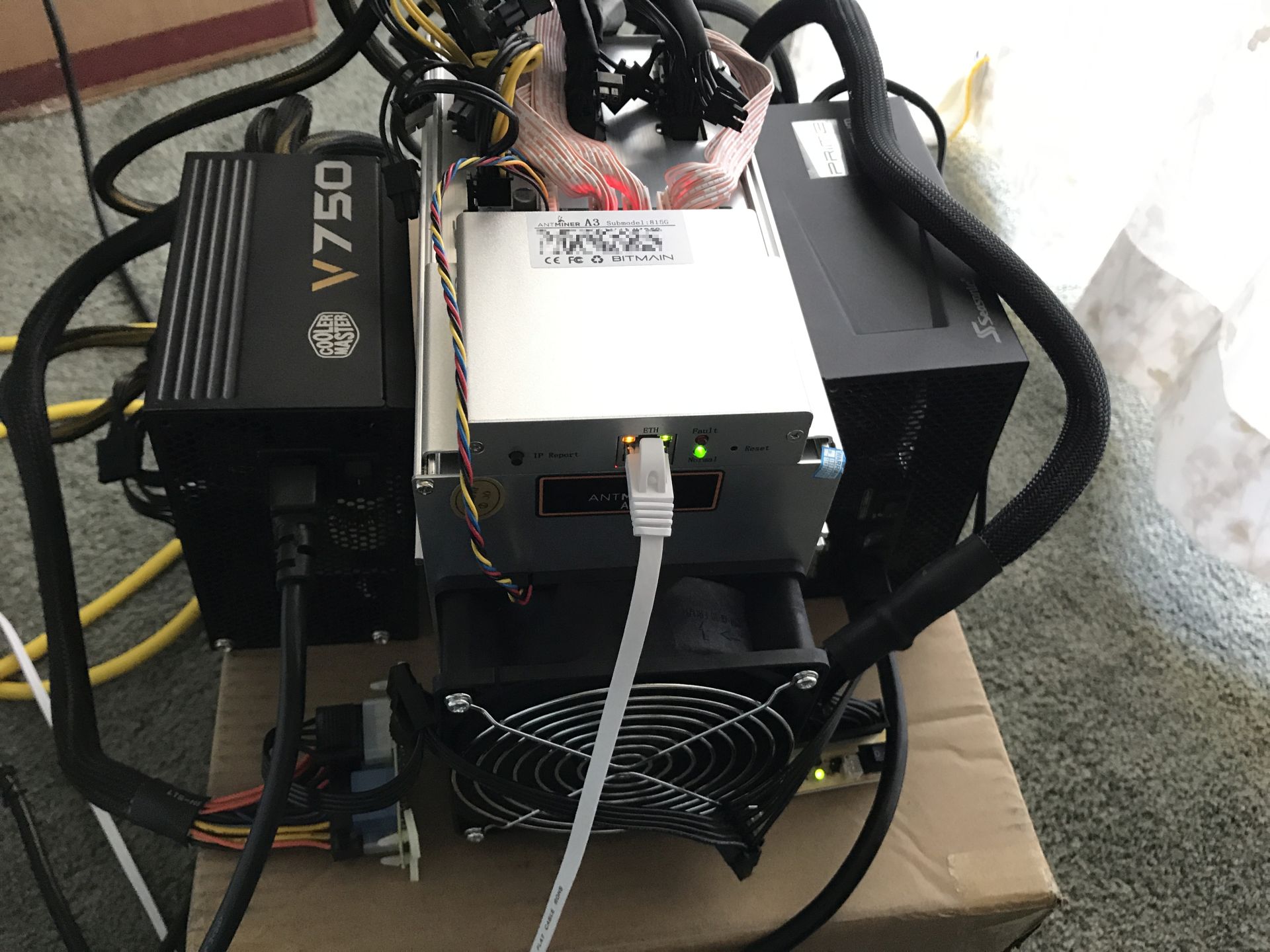 BITMAIN Antminer A3届いた！設定するぞ～ | hyperbanana.net