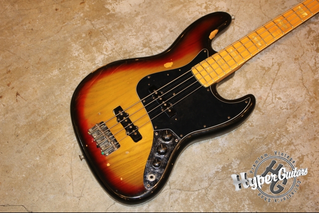 Fender '76 Jazz Bass - サンバースト / メイプル - ハイパーギターズ