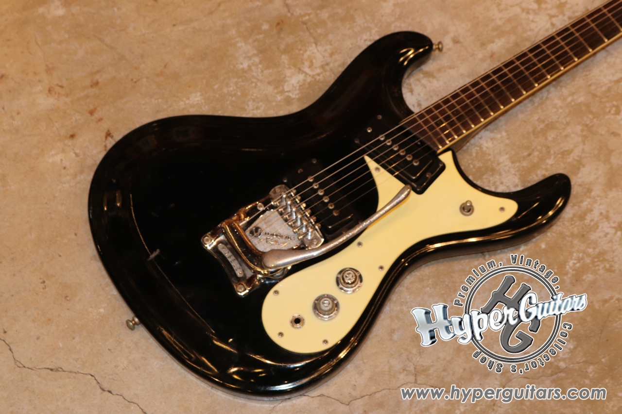 Mosrite '65 The Ventures Model - ブラック - ハイパーギターズ Hyper