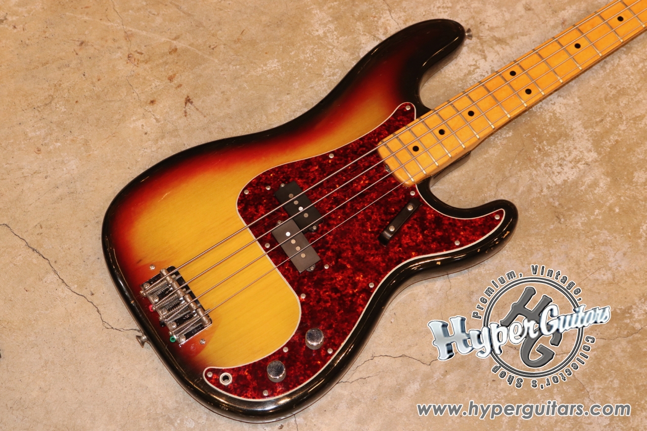 Fender '71 Precision Bass - サンバースト / メイプル - ハイパー