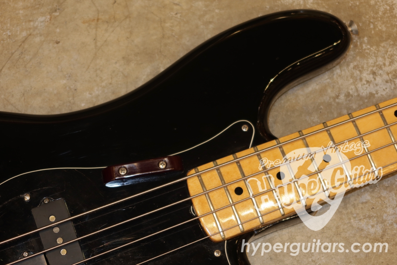 Fender '76 Precision Bass - ブラック / メイプル - ハイパーギターズ