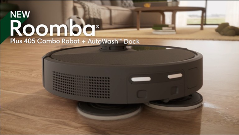 iRobot Roomba Plus 405 Combo Robot Vacuum & Mop + AutoWash Dock, 2