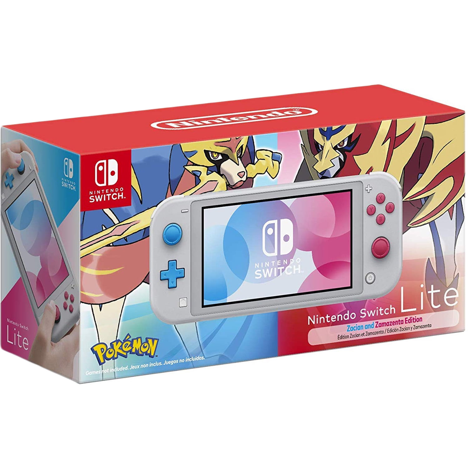 Nintendo Switch Lite - Zacian and Zamazenta Edition for On-the-Go