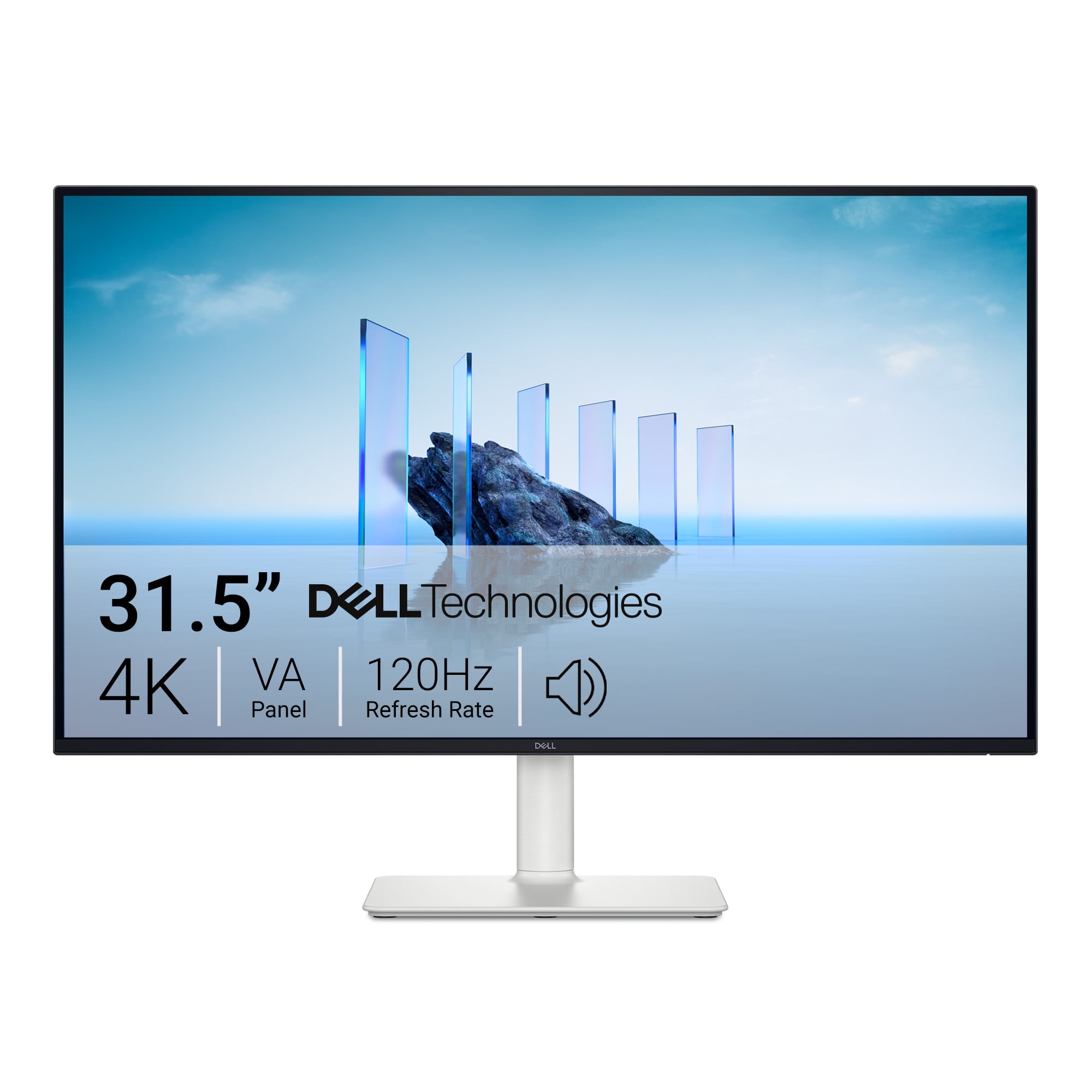 Dell S3221QS 32 Inch Curved 4K UHD Monitor with Built-in Speakers