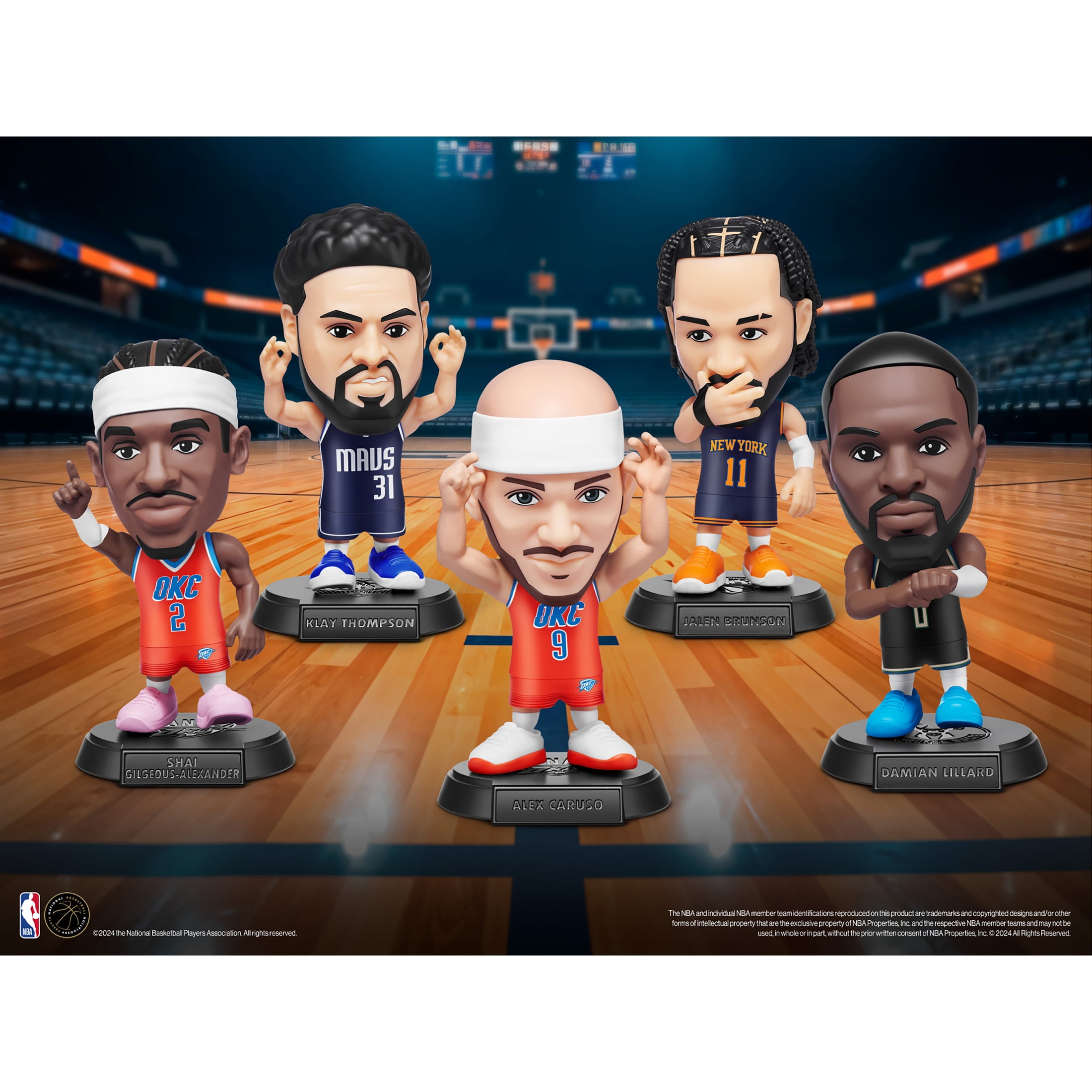 5 Surprise NBA Ballers Series 2 Collectible Basketball Figures