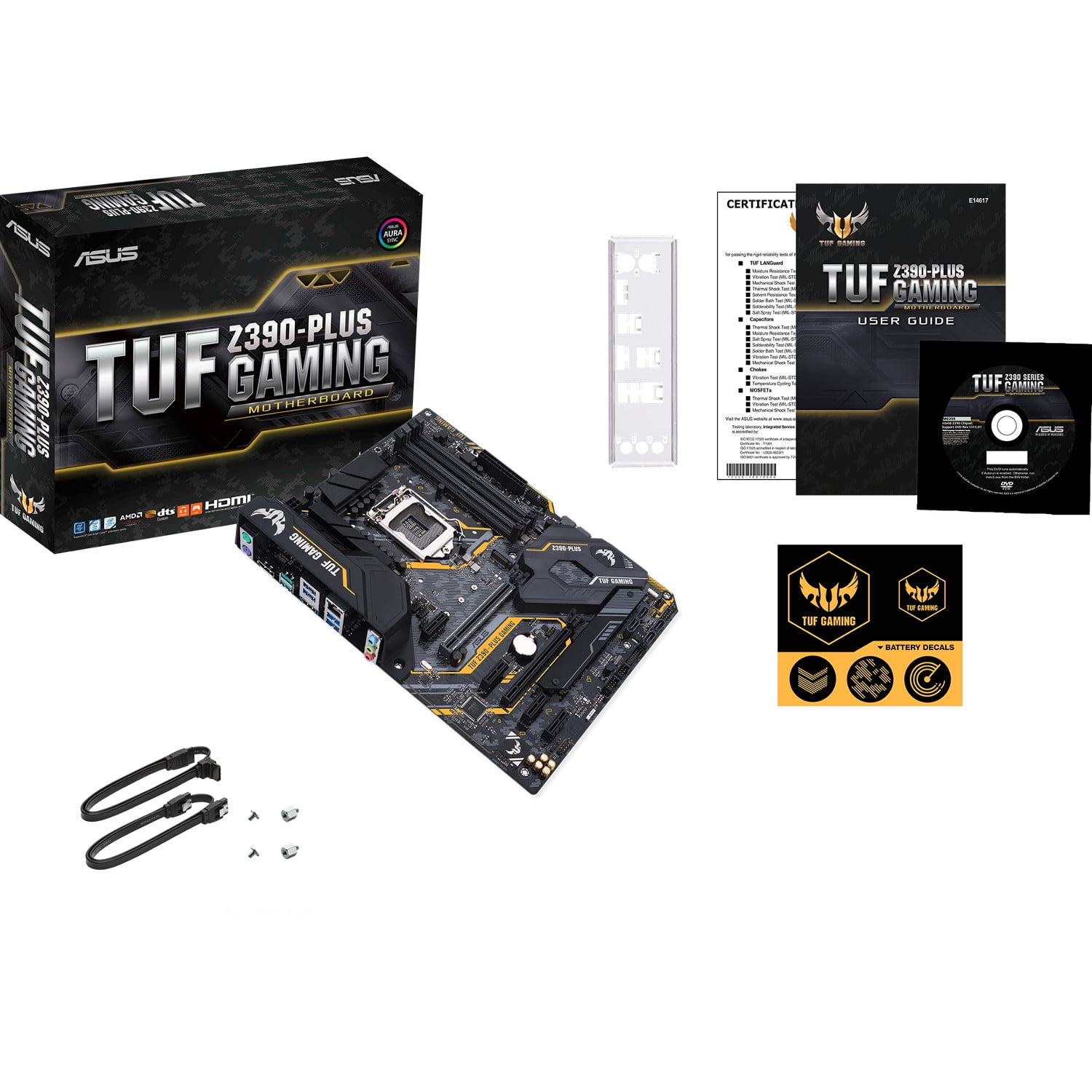 Asus TUF Z390-Plus Gaming (Wi-Fi) LGA 1151 (300 Series) Intel Z390