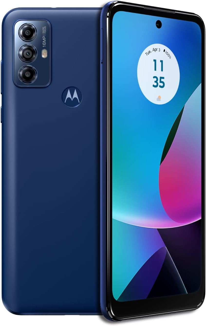 Motorola X2027-1 One Hyper 128GB Unlocked Smartphone, Sea Blue