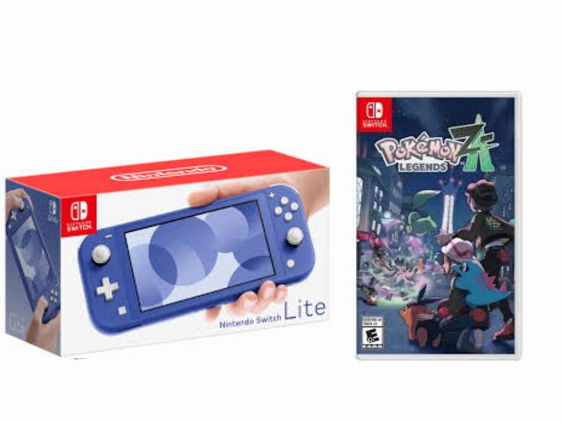 Nintendo Switch Lite Blue with Pokemon Legends: Z-A Bundle (Region