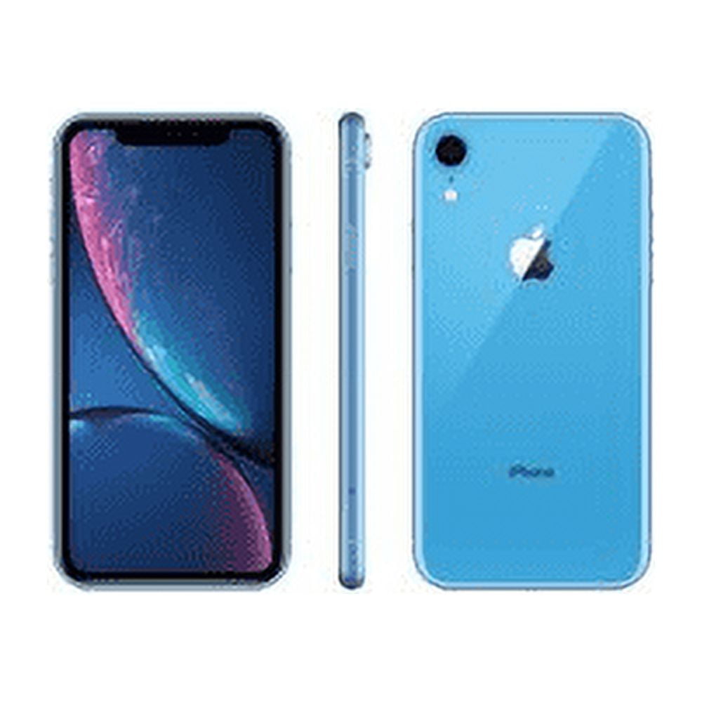 Restored Apple iPhone XR - T-Mobile- 128 GB Blue (Refurbished