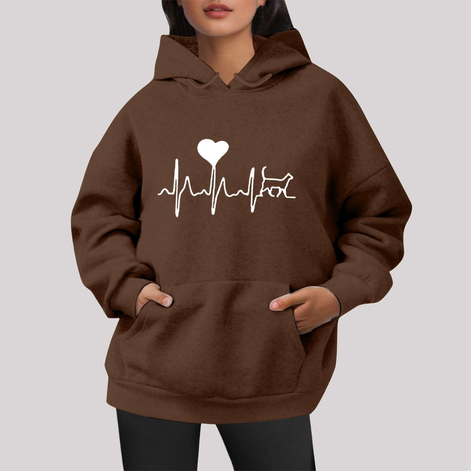 WEAIXIMIUNG Fall Sweatshirts for Women 2025 Ladies Fashion Autumn
