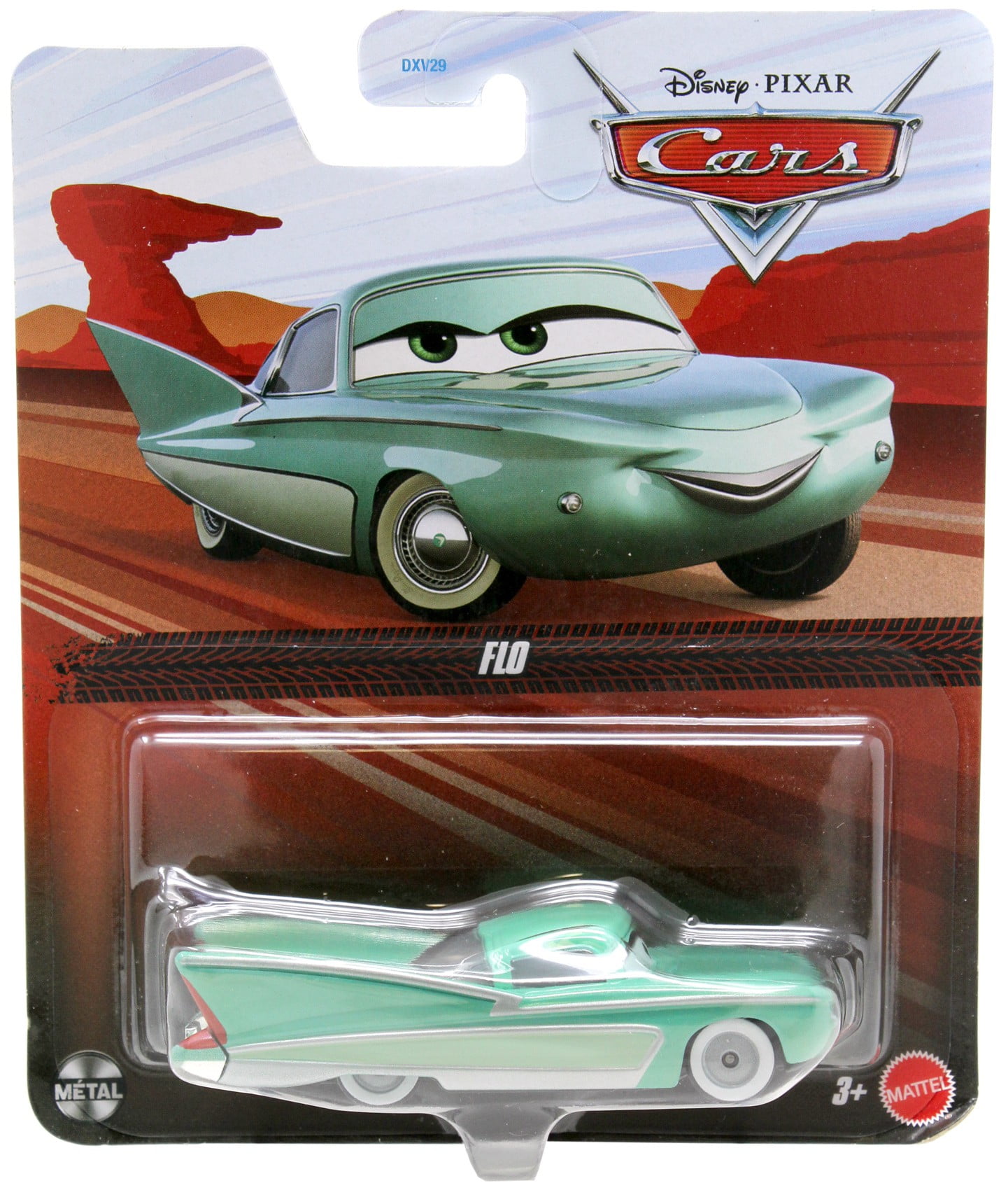 Disney / Pixar Metal Mini Racers Series 5 Dirt Track Lightning