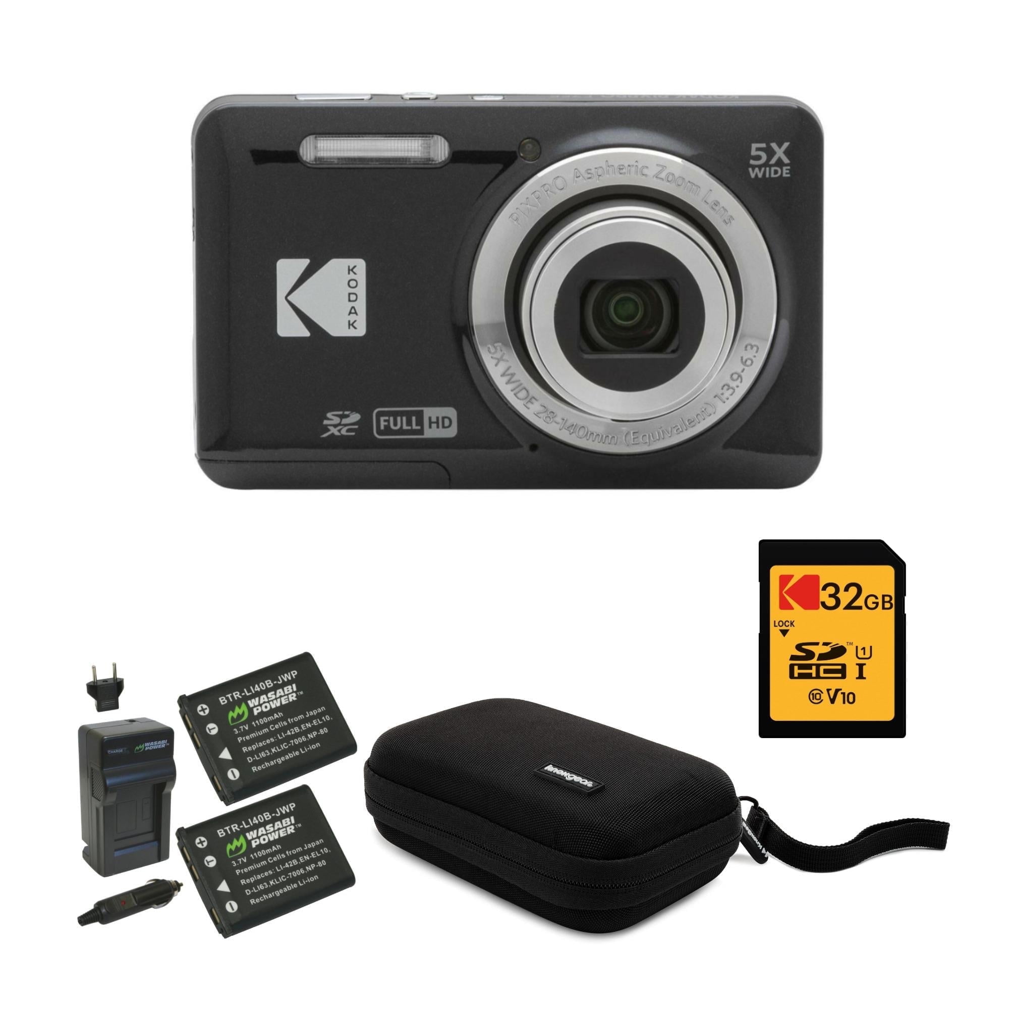 Kodak PIXPRO FZ55 Point and Shoot Camera, 16MP, 5x Optical Zoom
