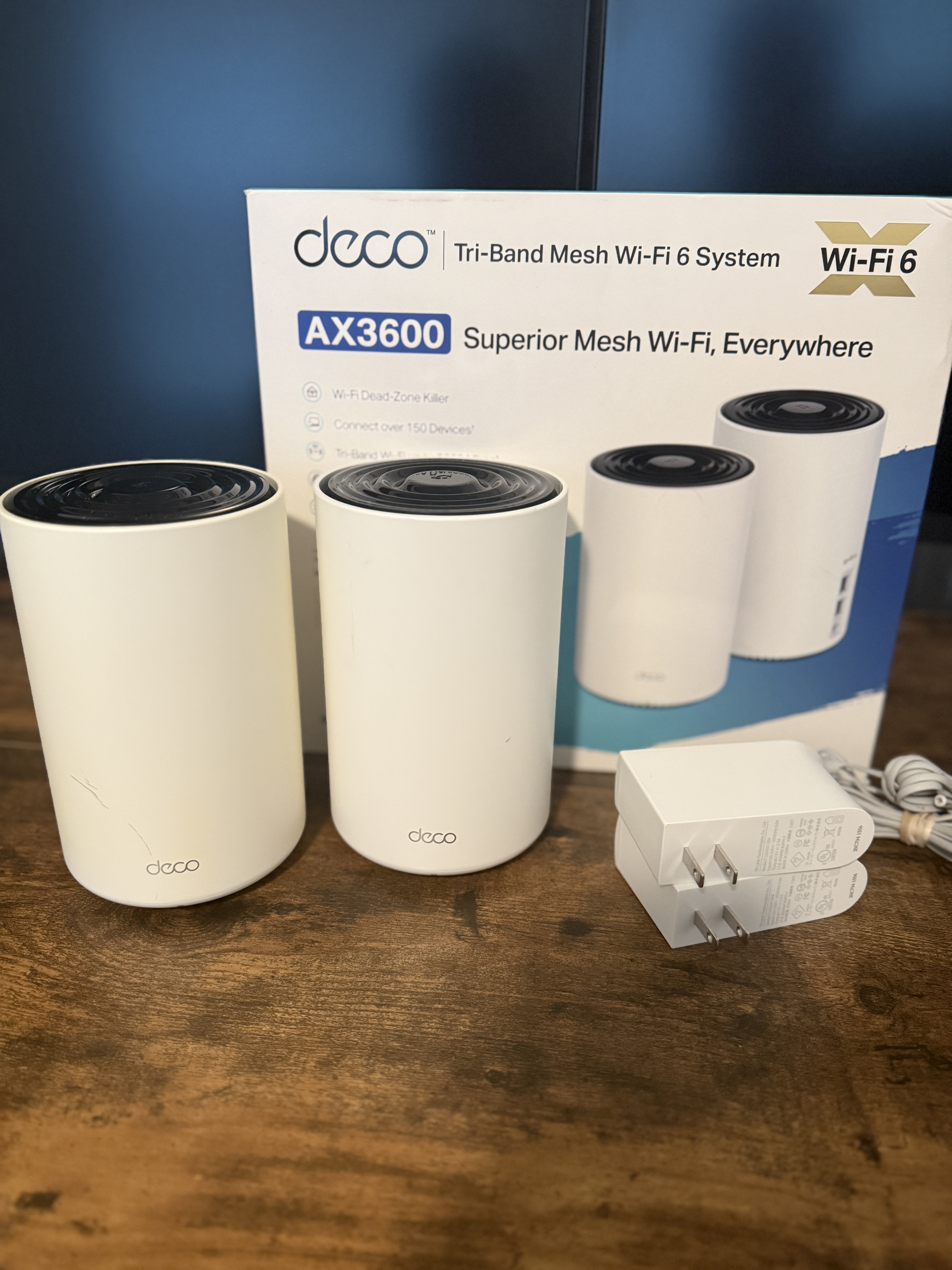 TP-Link Deco AXE5400 Tri-Band WiFi 6E Mesh System(Deco XE75 Pro