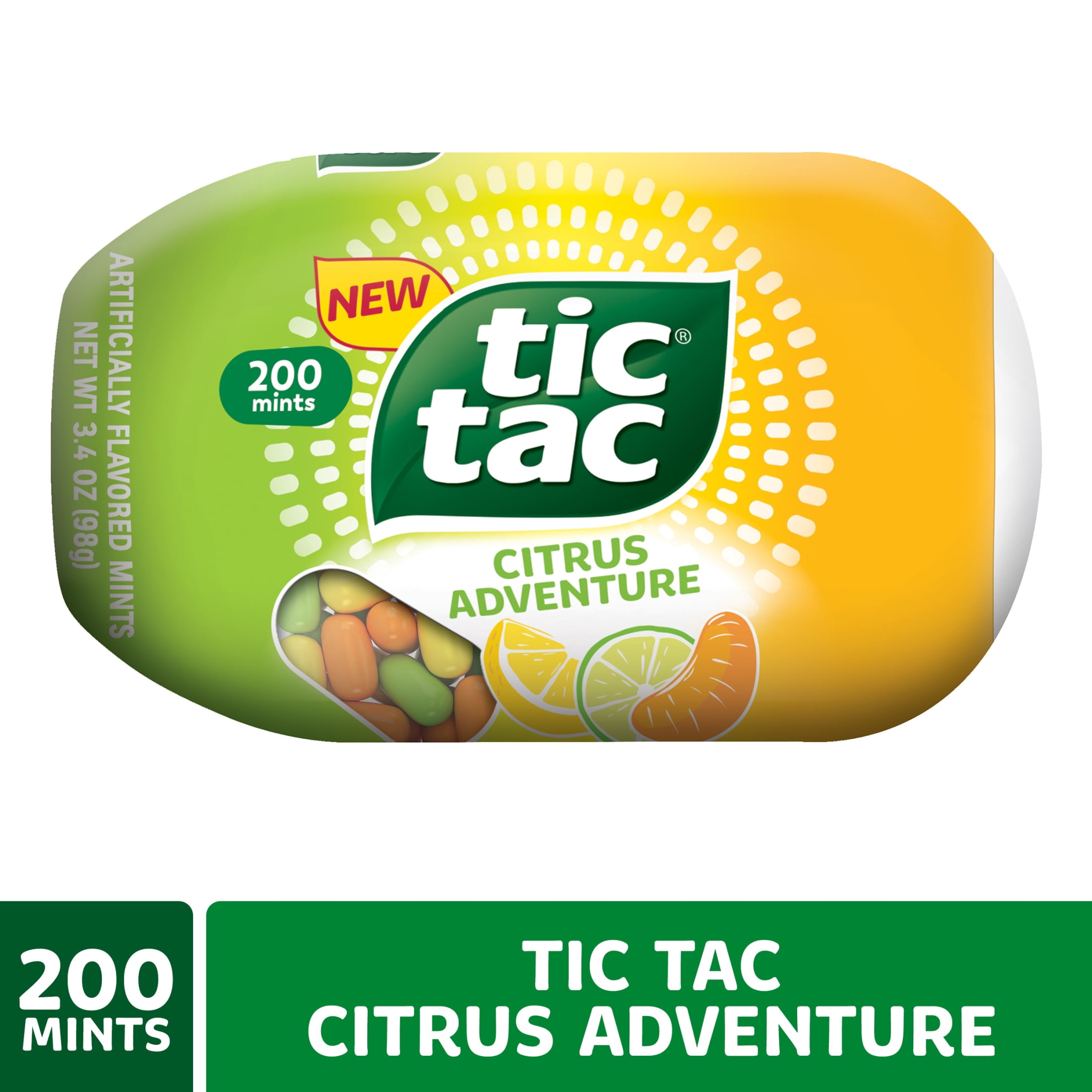 Tic Tac Citrus Adventure, On-the-Go Pocket-Sized Mints, Pocket