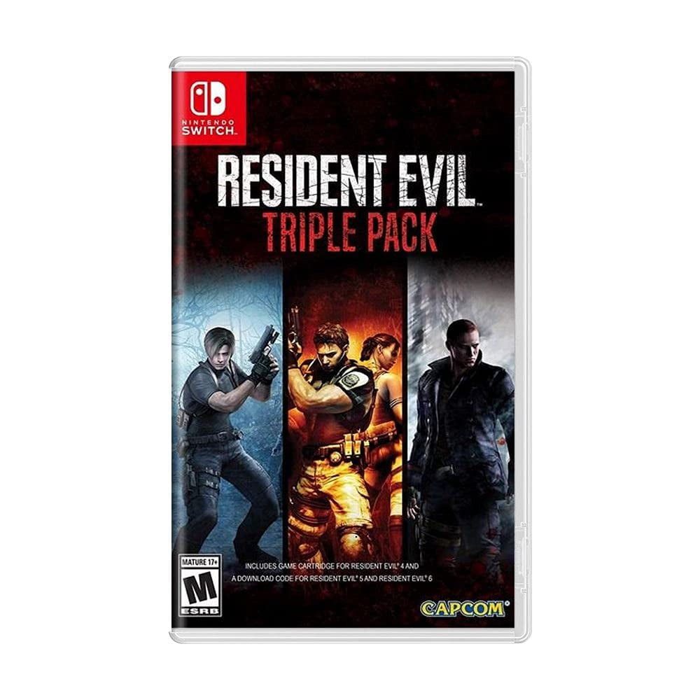 Capcom Resident Evil Triple Pack - Physical Horror Zombie Games