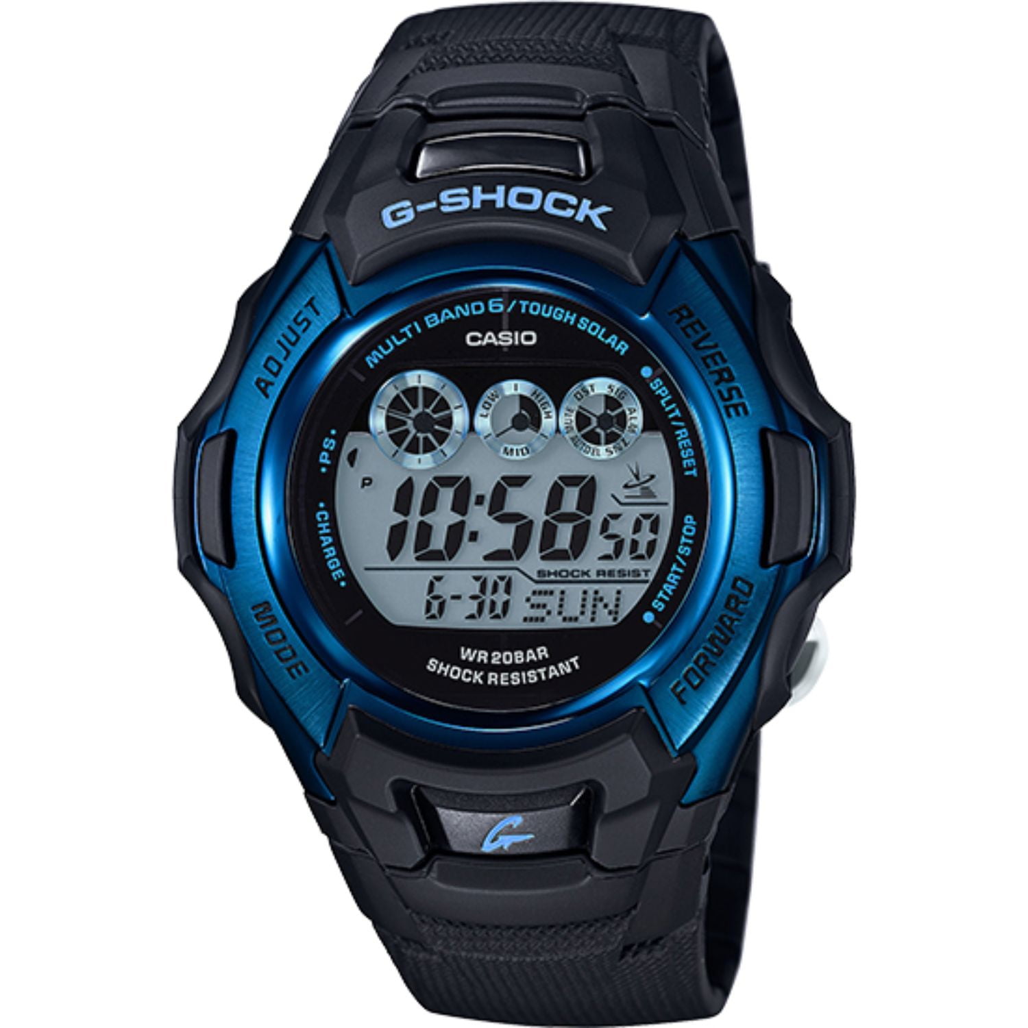 Casio Men's G-Shock Tough Solar Atomic Timekeeping Watch - Walmart.com