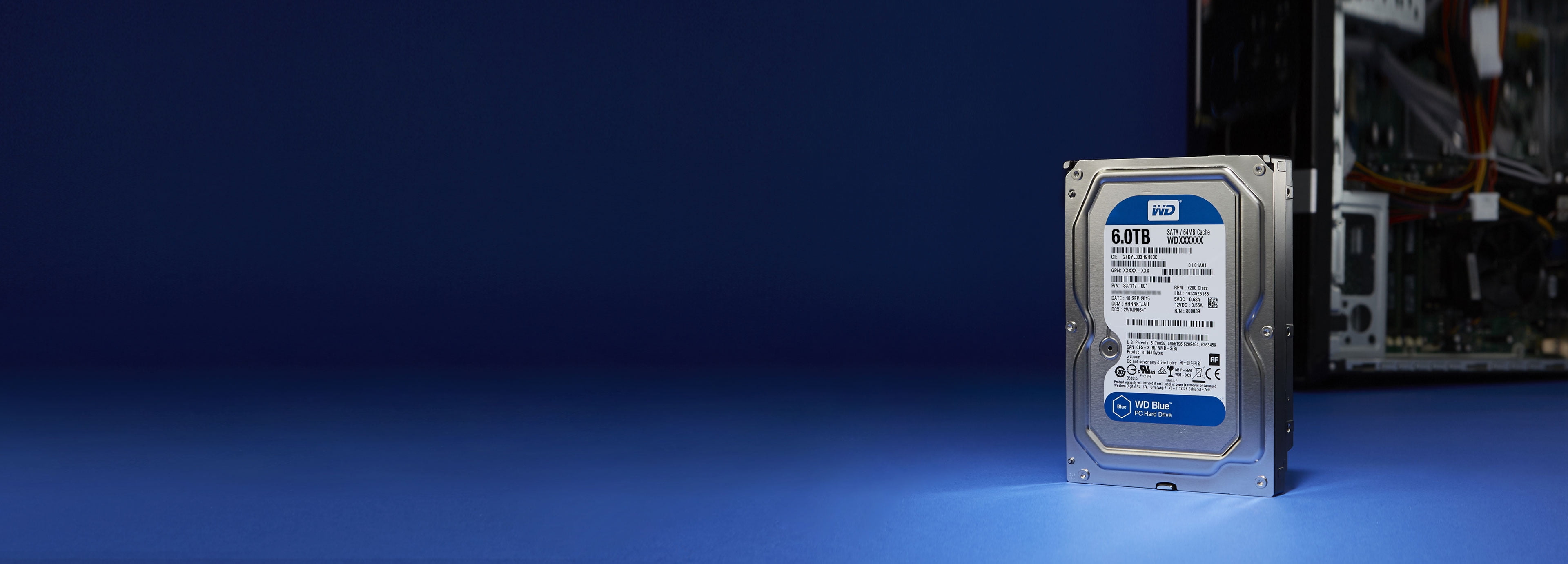 Western Digital 8TB WD Blue Desktop HDD, 3.5'' Internal Hard Drive